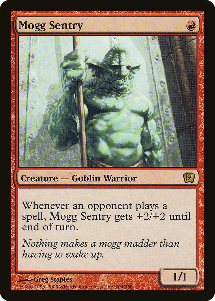 Mogg Sentry (9ED-204)  Foil
