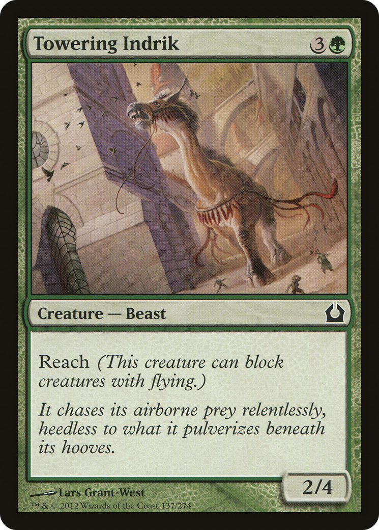 Towering Indrik (RTR-137)  Foil