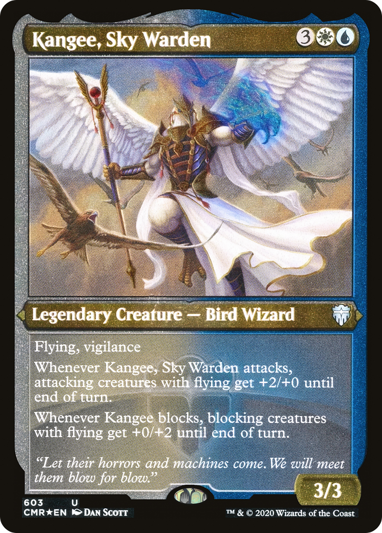 Kangee, Sky Warden (Foil Etched) (CMR-603)  Foil