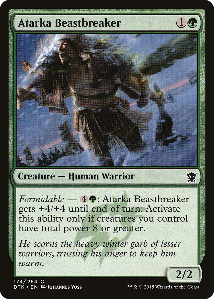 Atarka Beastbreaker (DTK-174)  Foil