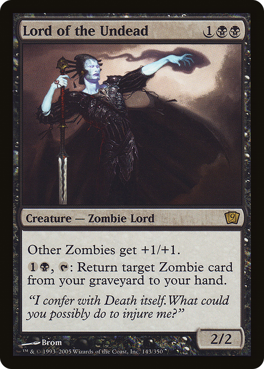 Lord of the Undead (9ED-143)  Foil