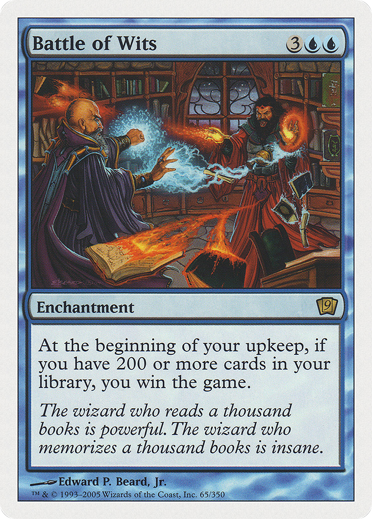 Battle of Wits (9ED-065)  Foil
