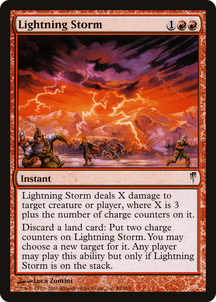 Lightning Storm (CSP-089)  Foil