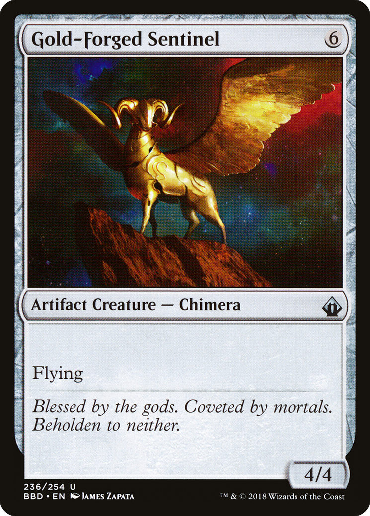 Gold-Forged Sentinel (BBD-236)  Foil