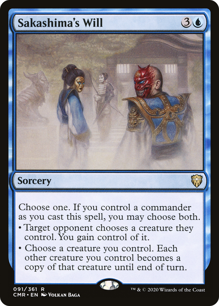 Sakashima's Will (CMR-091)  Foil