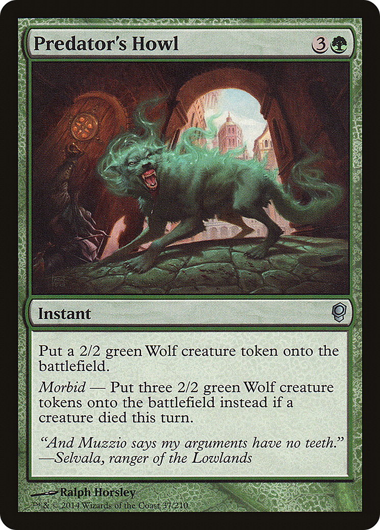 Predator's Howl (CNS-037)  Foil