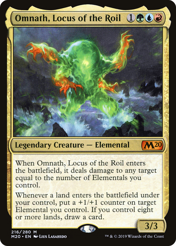 Omnath, Locus of the Roil (M20-216)  Foil