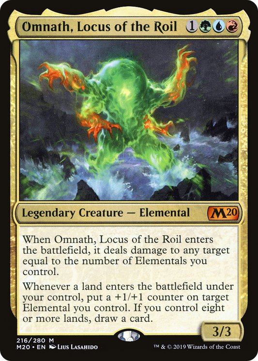 Omnath, Locus of the Roil (M20-216)  Foil