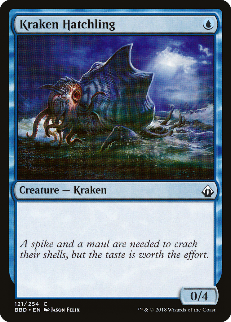 Kraken Hatchling (BBD-121)  Foil