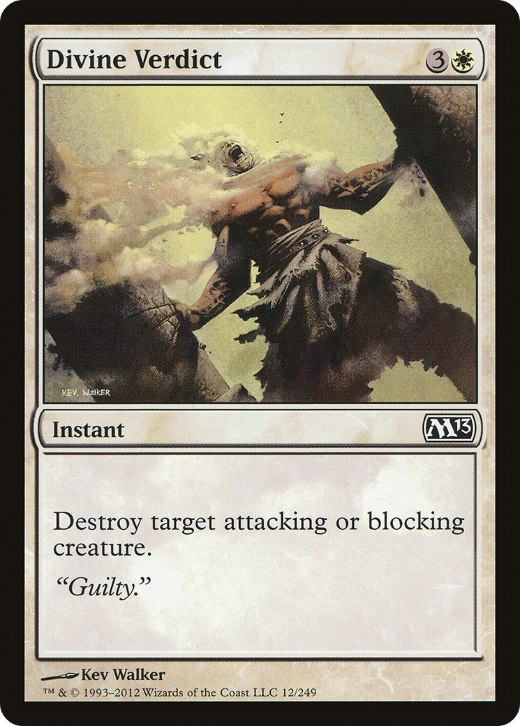 Divine Verdict (M13-012)  Foil