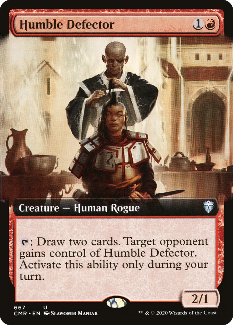 Humble Defector (Extended Art) (CMR-667)  Foil