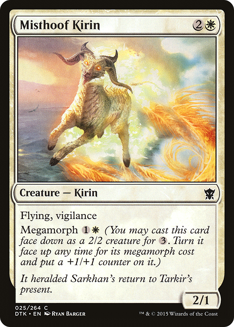 Misthoof Kirin (DTK-025)  Foil
