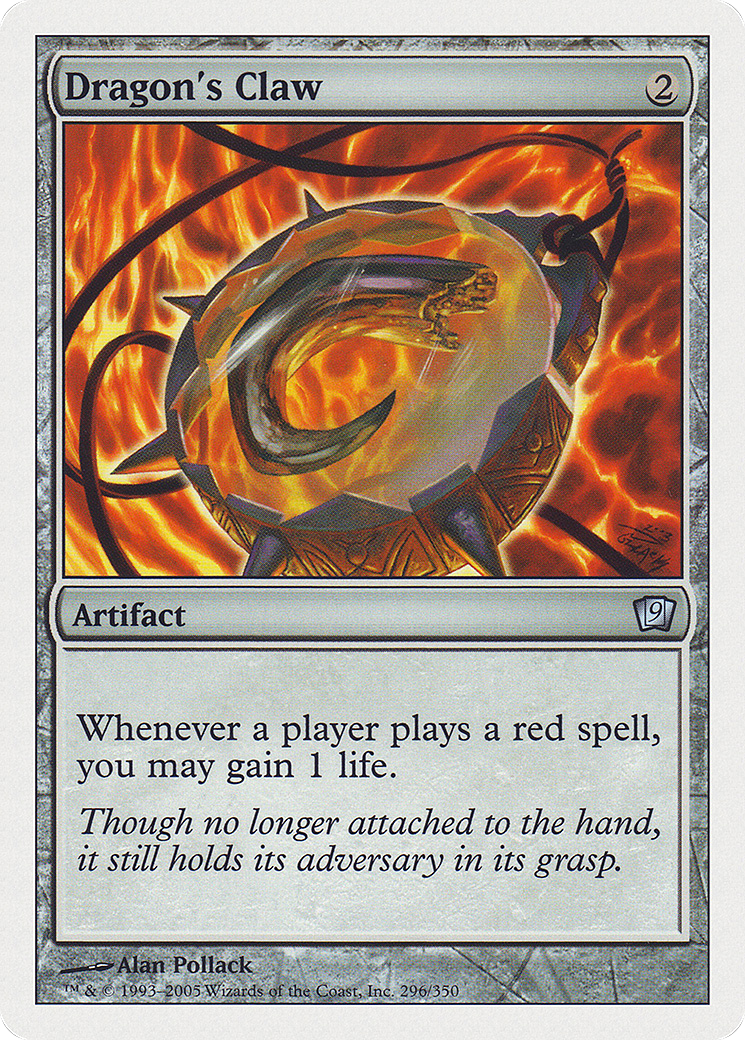 Dragon's Claw (9ED-296)  Foil