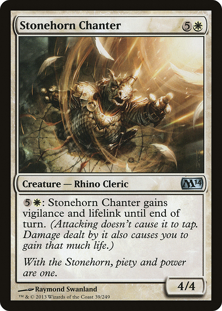 Stonehorn Chanter (M14-039)  Foil