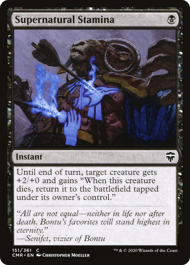 Supernatural Stamina (CMR-151)  Foil