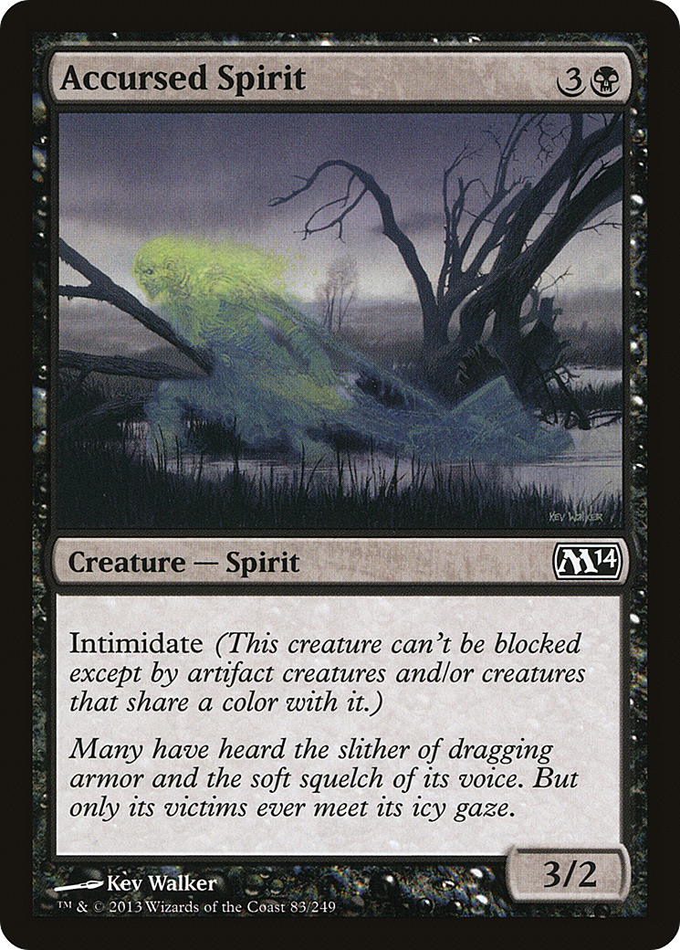 Accursed Spirit (M14-083)  Foil