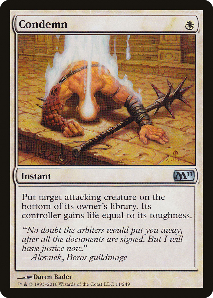 Condemn (M11-011)  Foil