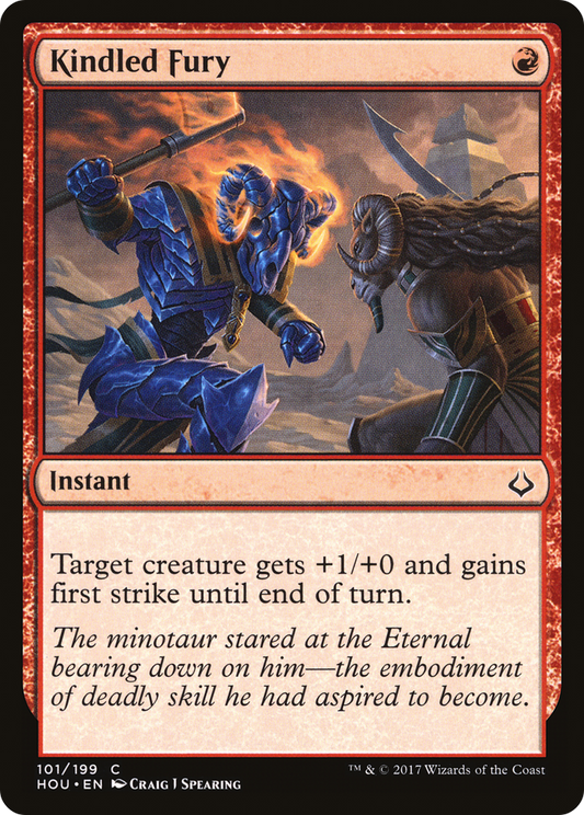 Kindled Fury (HOU-101)  Foil