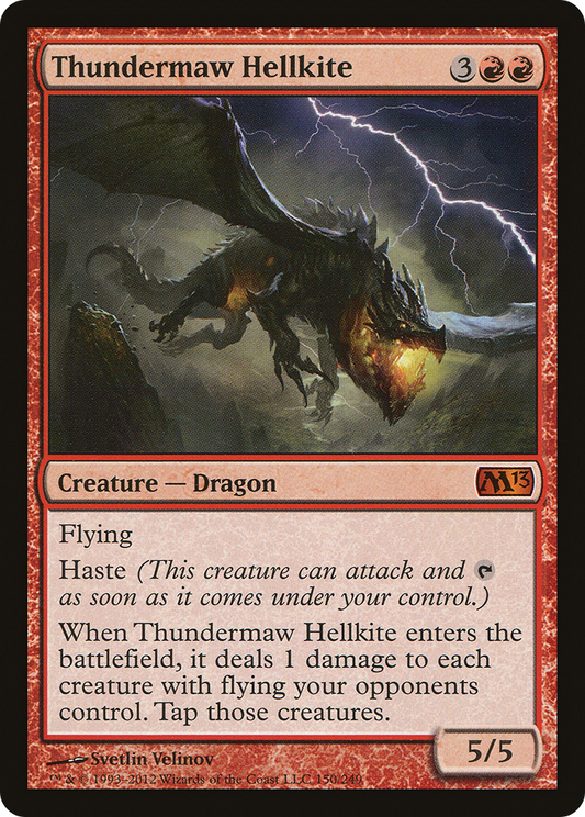 Thundermaw Hellkite (M13-150)  Foil