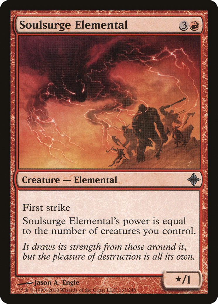 Soulsurge Elemental (ROE-163)  Foil