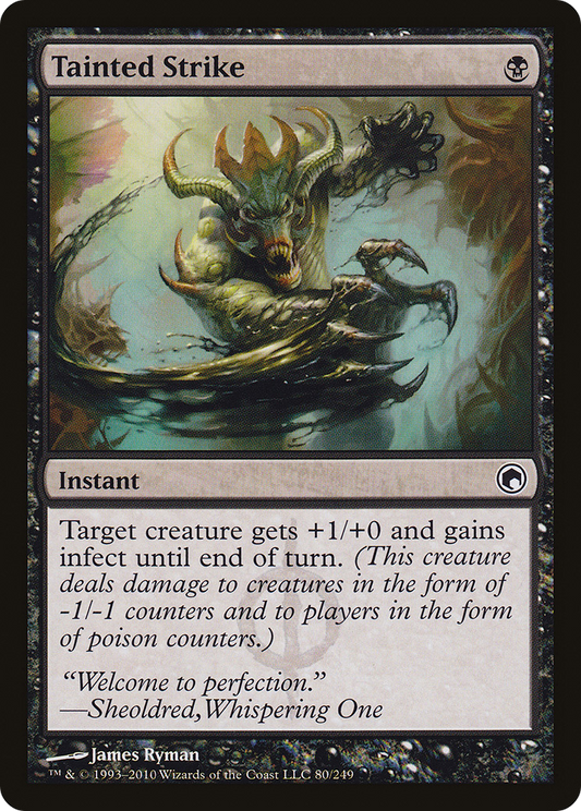 Tainted Strike (SOM-080)  Foil