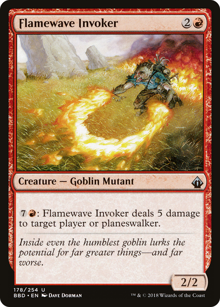 Flamewave Invoker (BBD-178)  Foil