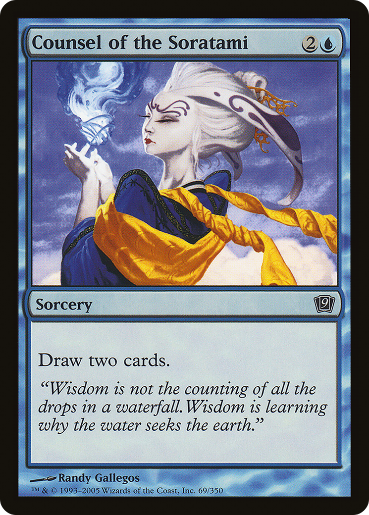 Counsel of the Soratami (9ED-069)  Foil