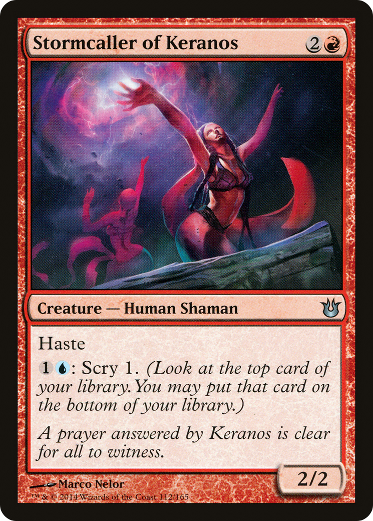 Stormcaller of Keranos (BNG-112)  Foil