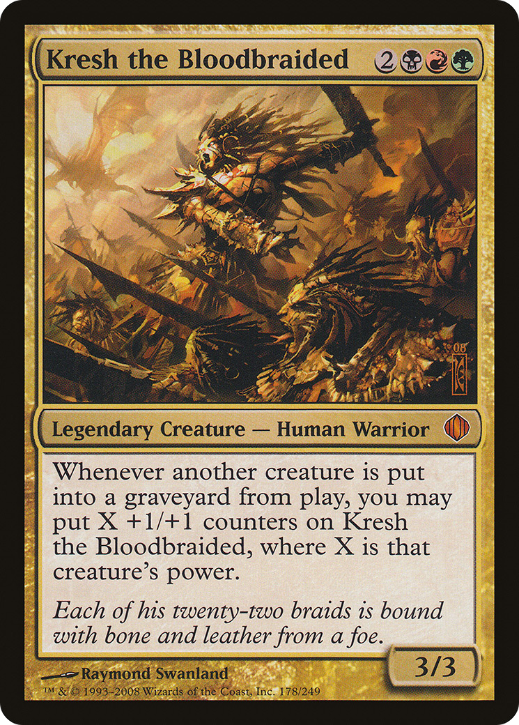 Kresh the Bloodbraided (ALA-178)  Foil