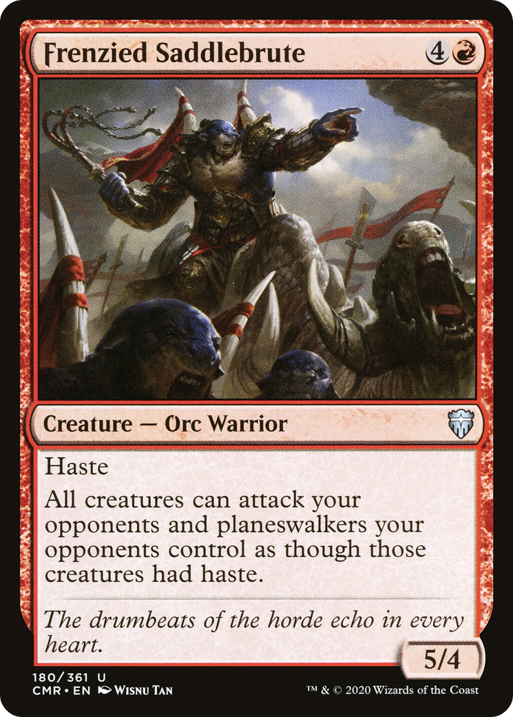 Frenzied Saddlebrute (CMR-180)  Foil