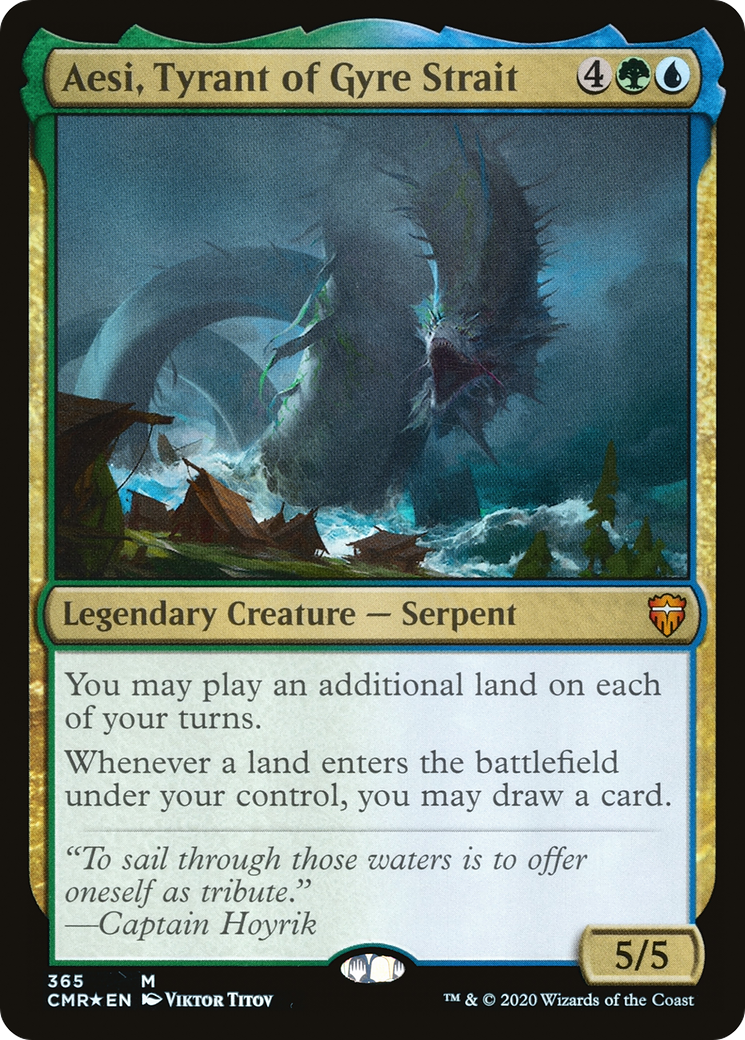 Aesi, Tyrant of Gyre Strait (CMR-365)  Foil