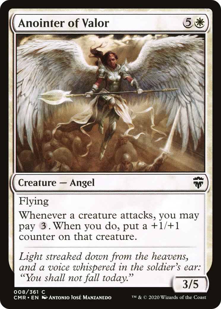 Anointer of Valor (CMR-008)  Foil