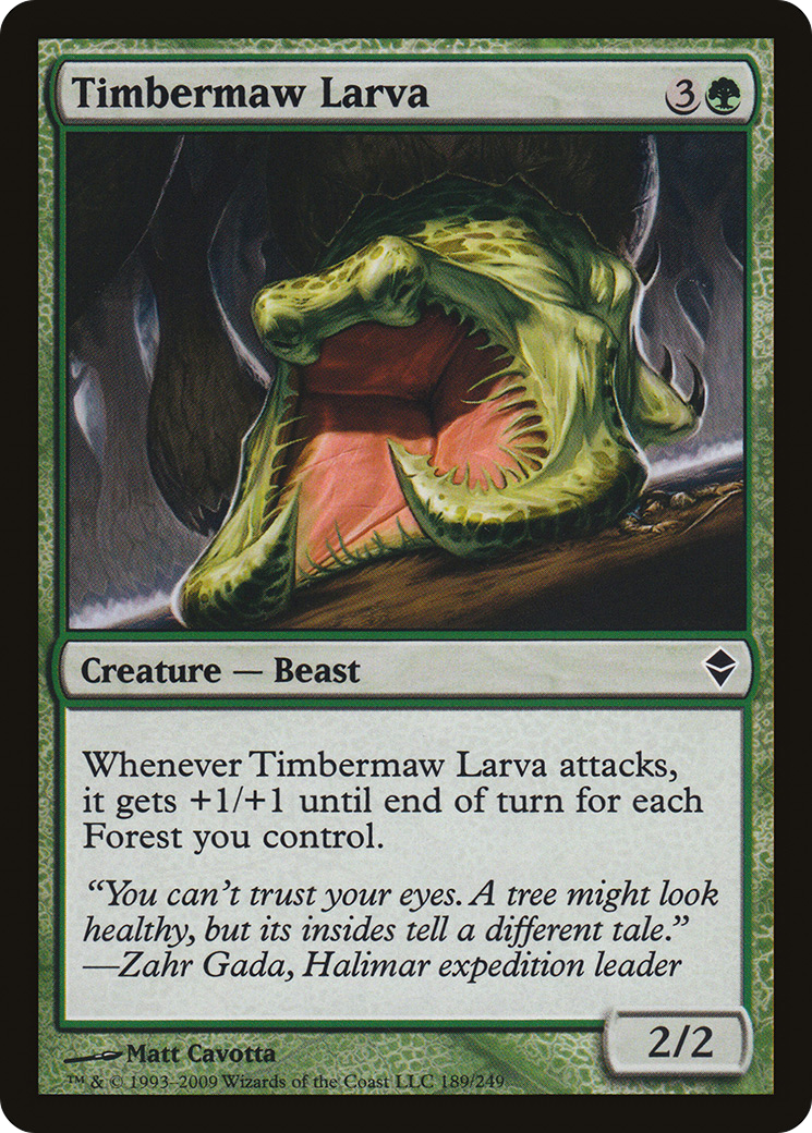 Timbermaw Larva (ZEN-189)  Foil