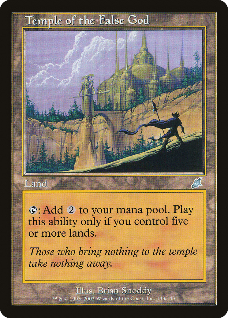 Temple of the False God (SCG-143)  Foil