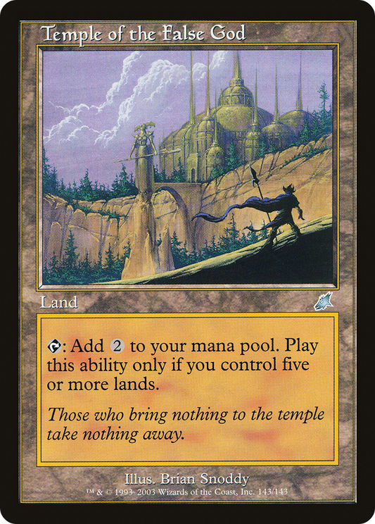 Temple of the False God (SCG-143)  Foil