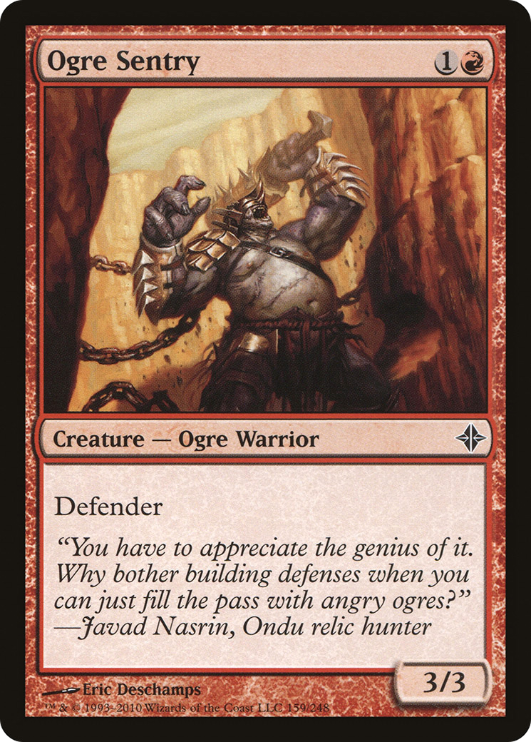 Ogre Sentry (ROE-159)  Foil