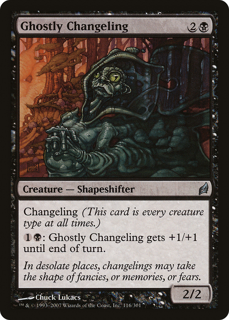 Ghostly Changeling (LRW-116)  Foil
