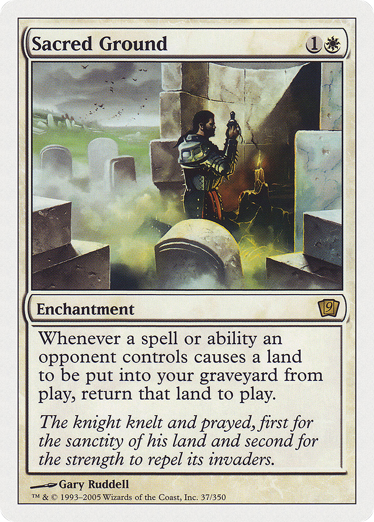 Sacred Ground (9ED-037)  Foil