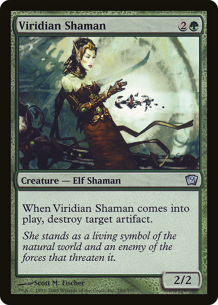 Viridian Shaman (9ED-280)  Foil