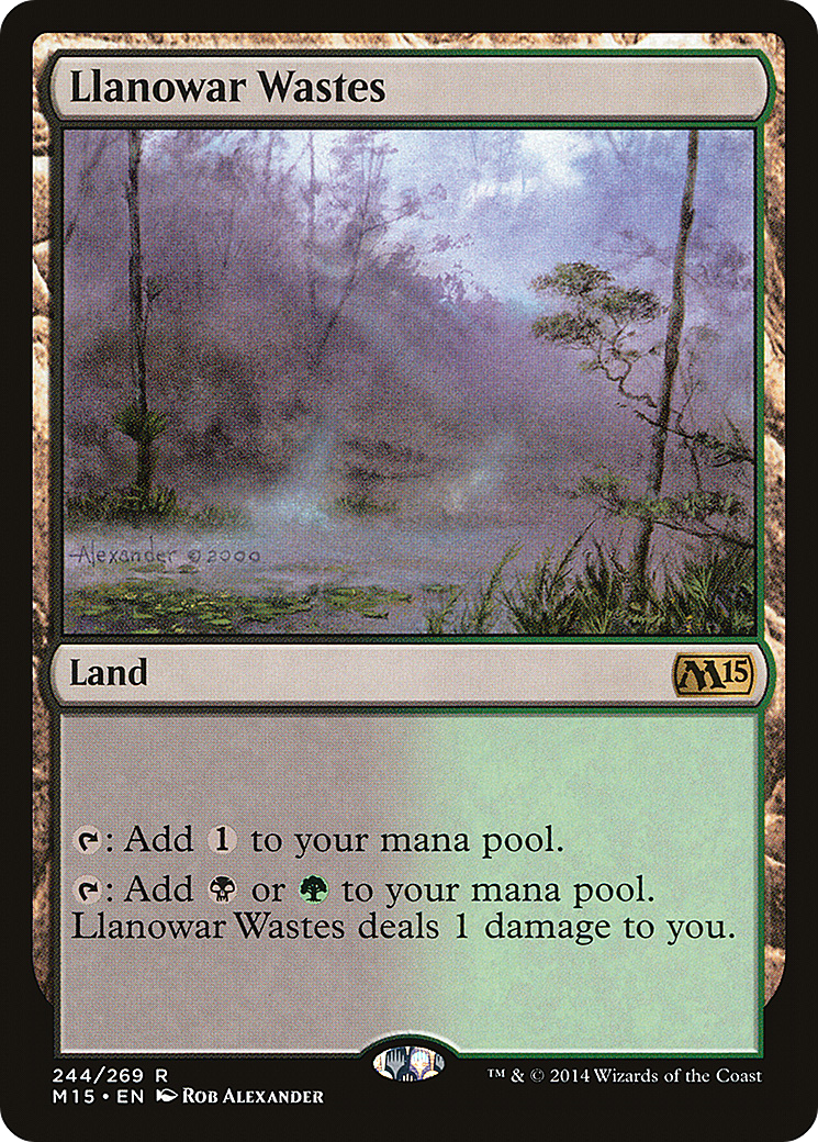 Llanowar Wastes (M15-244)
