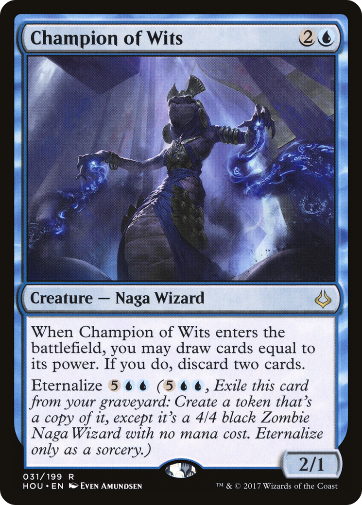 Champion of Wits (HOU-031)  Foil