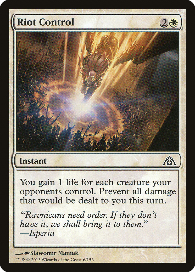Riot Control (DGM-006)  Foil