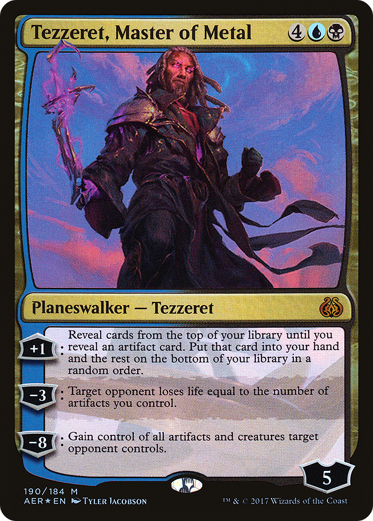 Tezzeret, Master of Metal (AER-190)  Foil