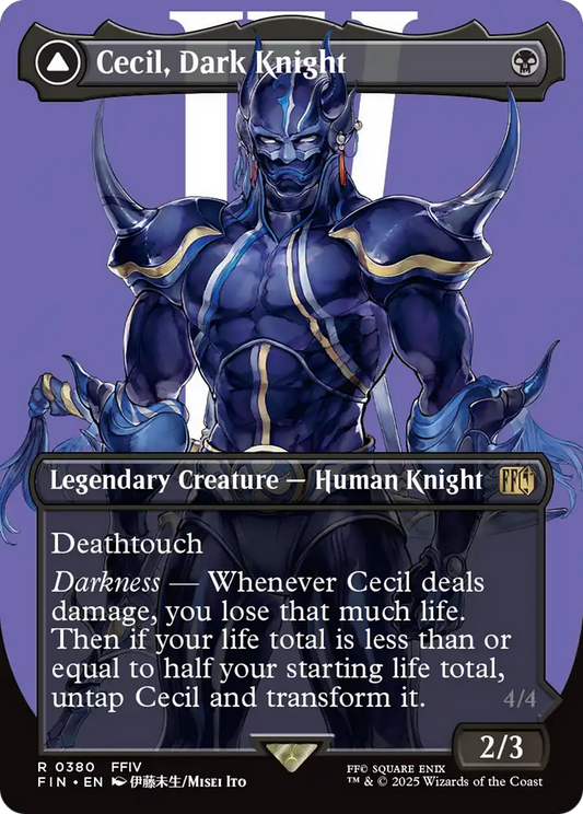 Cecil, Dark Knight (Borderless) (FIN-380) - FINAL FANTASY (Borderless)