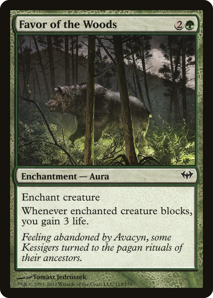 Favor of the Woods (DKA-113)  Foil