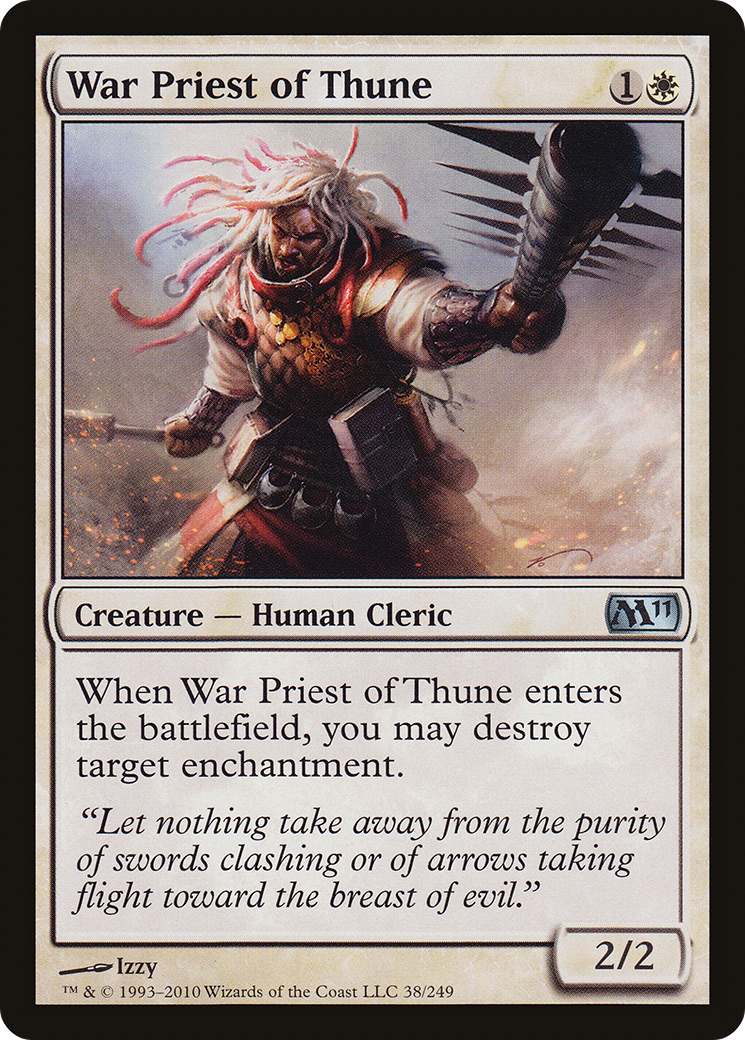 War Priest of Thune (M11-038)  Foil