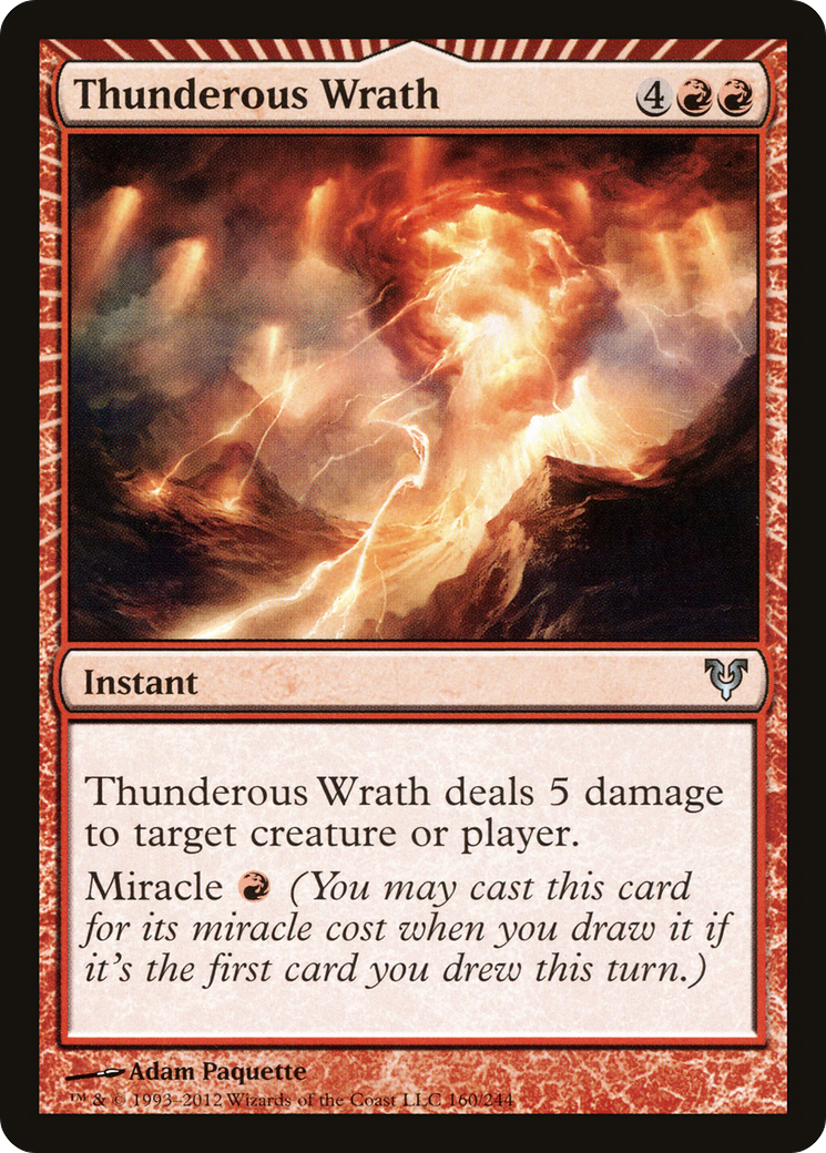 Thunderous Wrath (AVR-160)  Foil