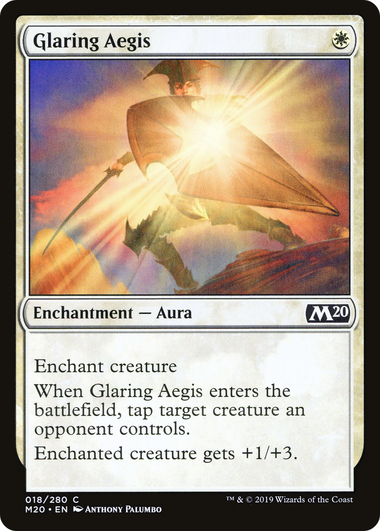 Glaring Aegis (M20-018)  Foil