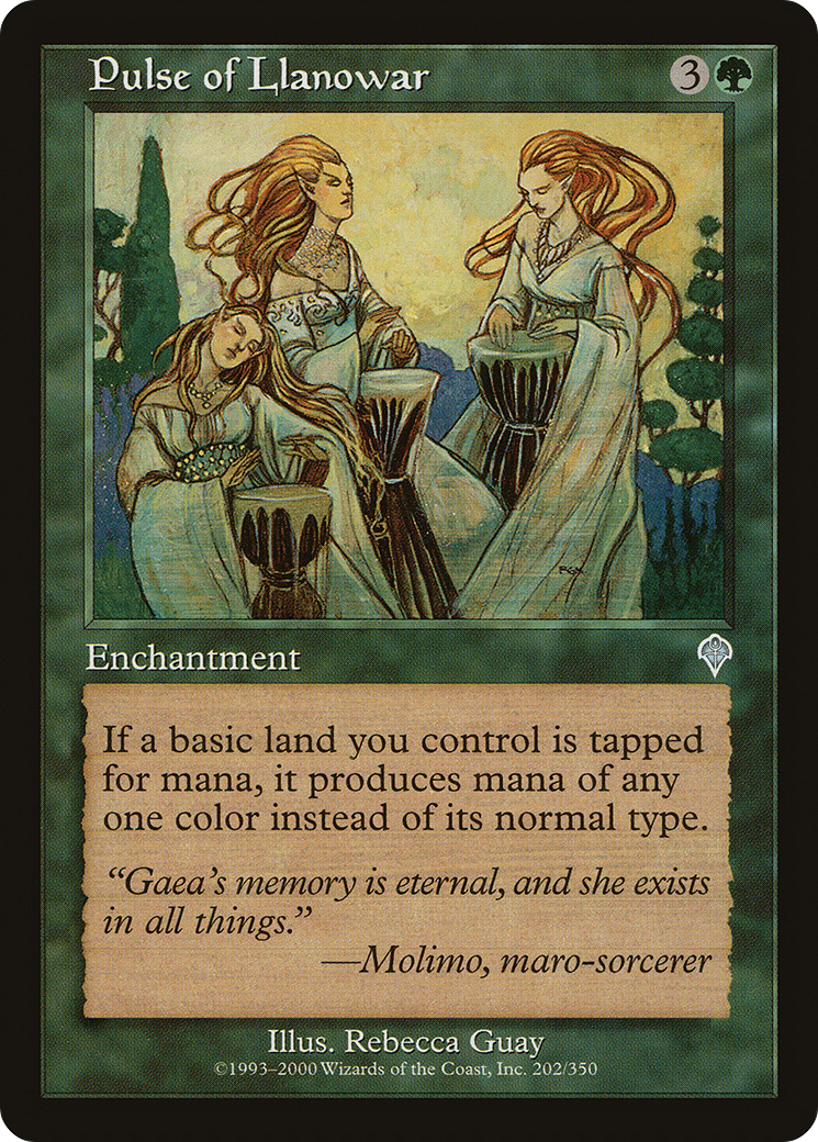 Pulse of Llanowar (INV-202)  Foil