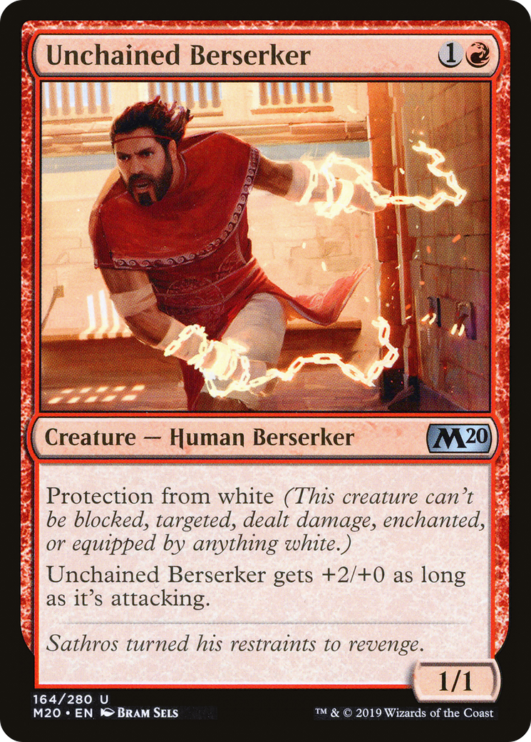 Unchained Berserker (M20-164)  Foil
